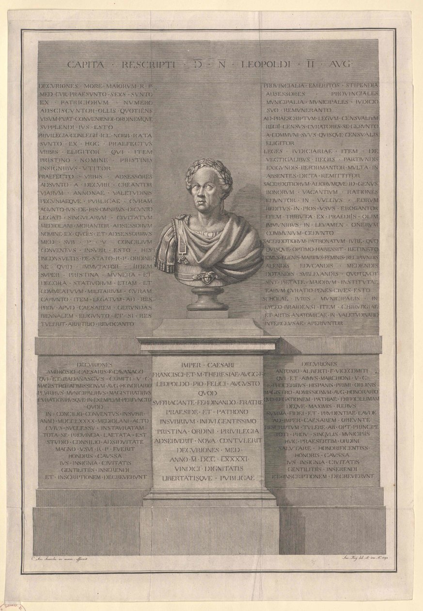 Imperatore del Sacro Romano Impero Leopoldo II da Artist Unknown