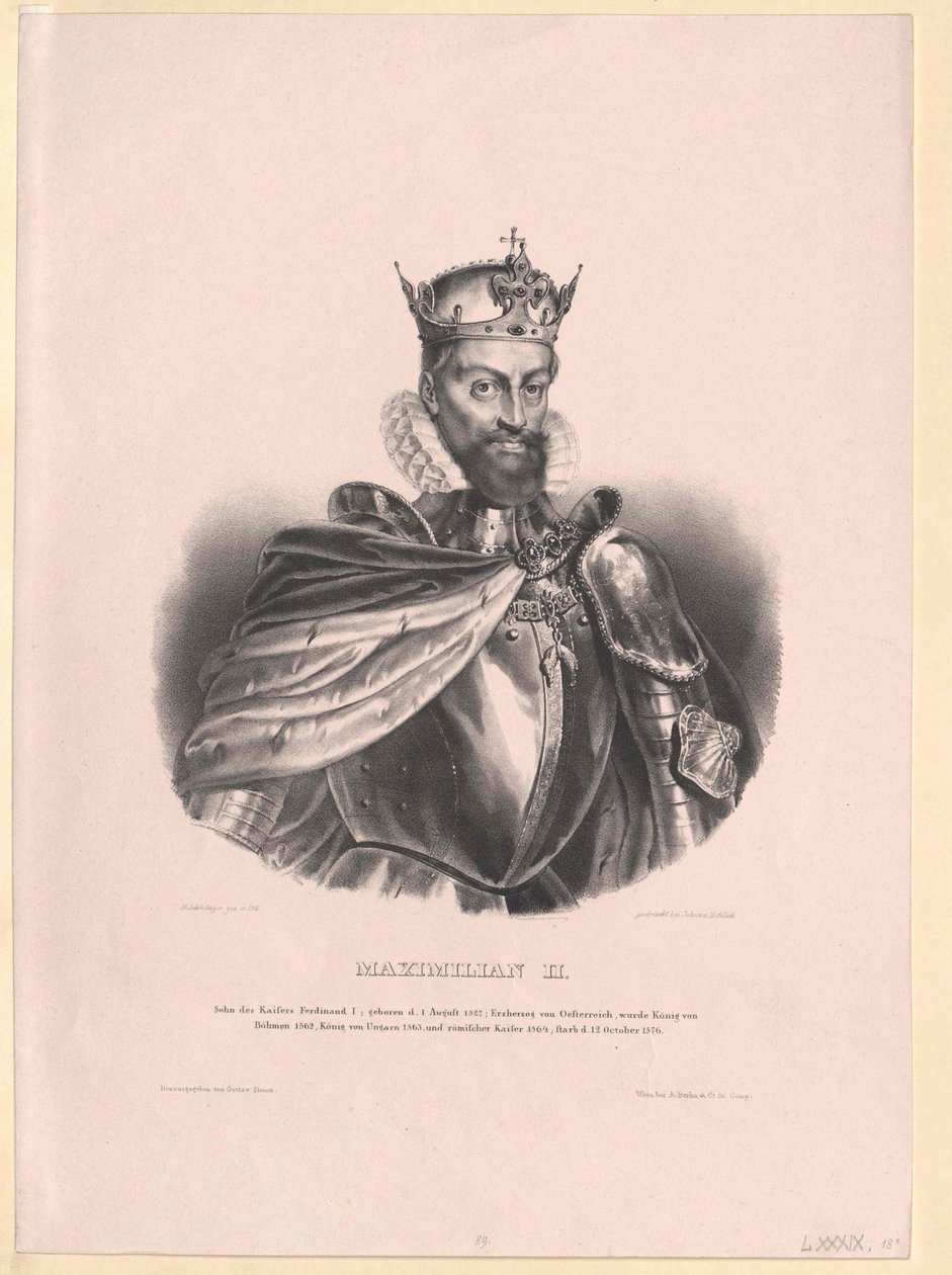 Il Sacro Romano Imperatore Massimiliano II da Artist Unknown