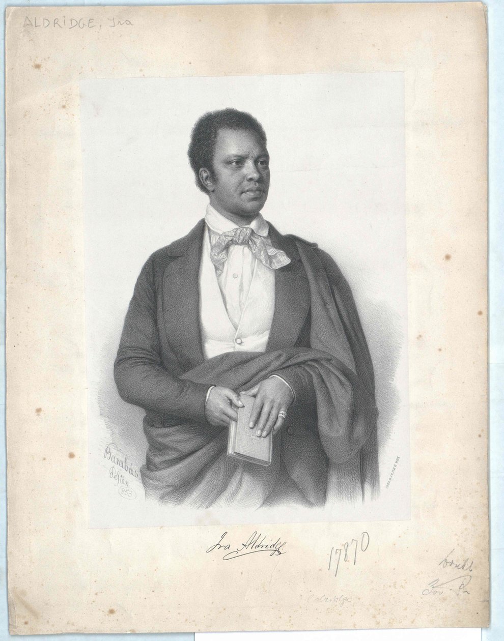 Ira Frederick Aldridge da Artist Unknown