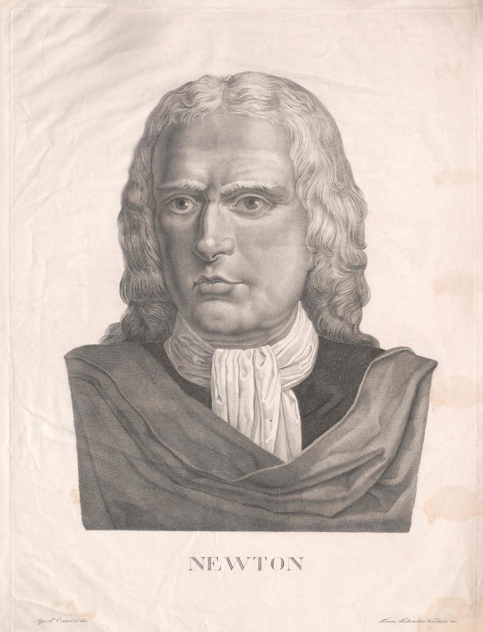 Isaac Newton da Artist Unknown