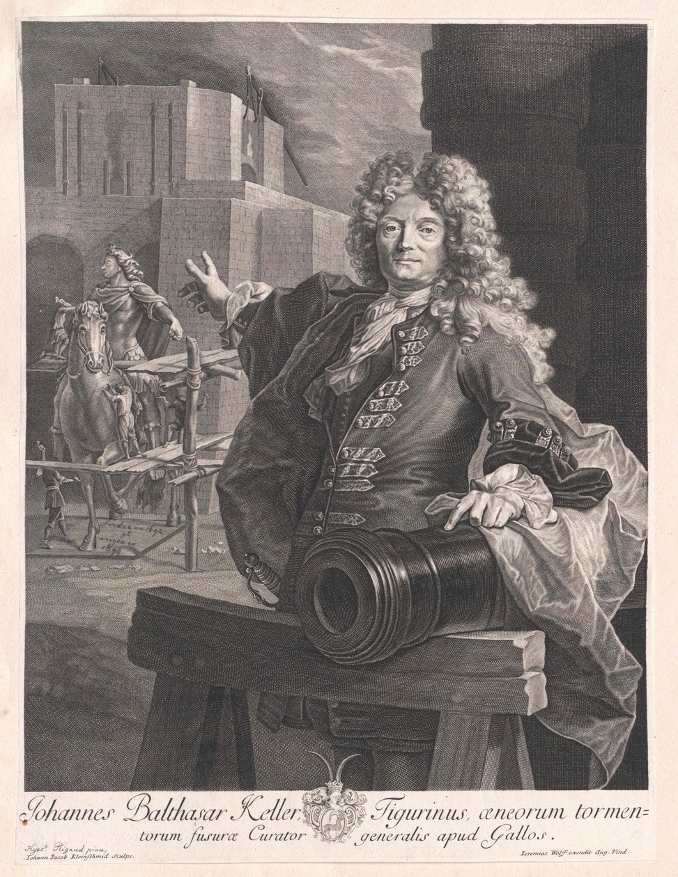 Jean Balthazar Keller da Artist Unknown