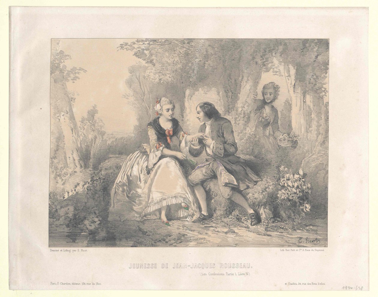 Jean Jacques Rousseau da Artist Unknown