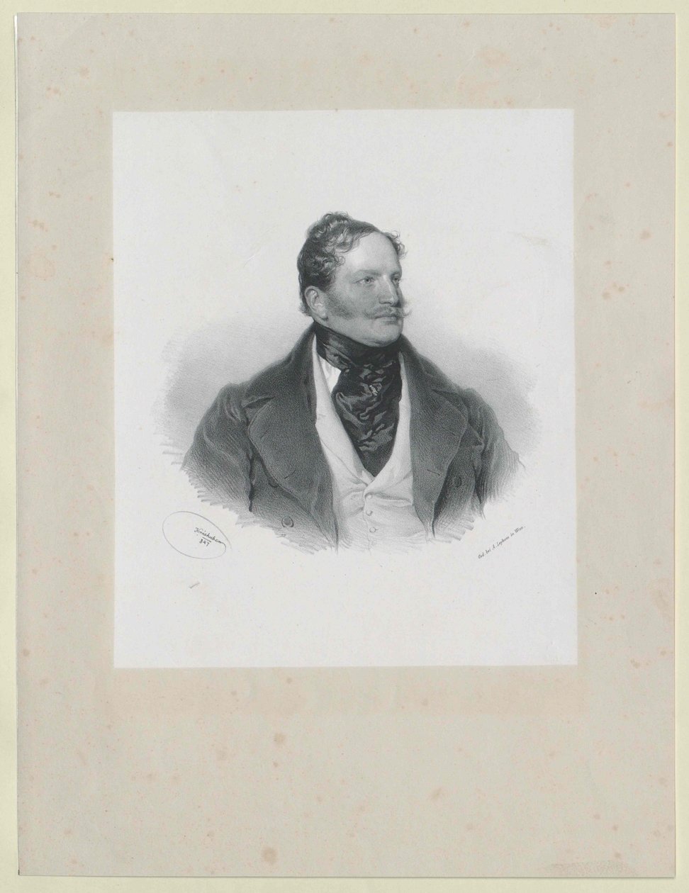 Johann Franz conte Hardegg (stampa) da Artist Unknown