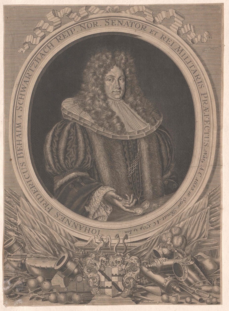 Johann Frederick Behaim von Schwarzbach da Artist Unknown