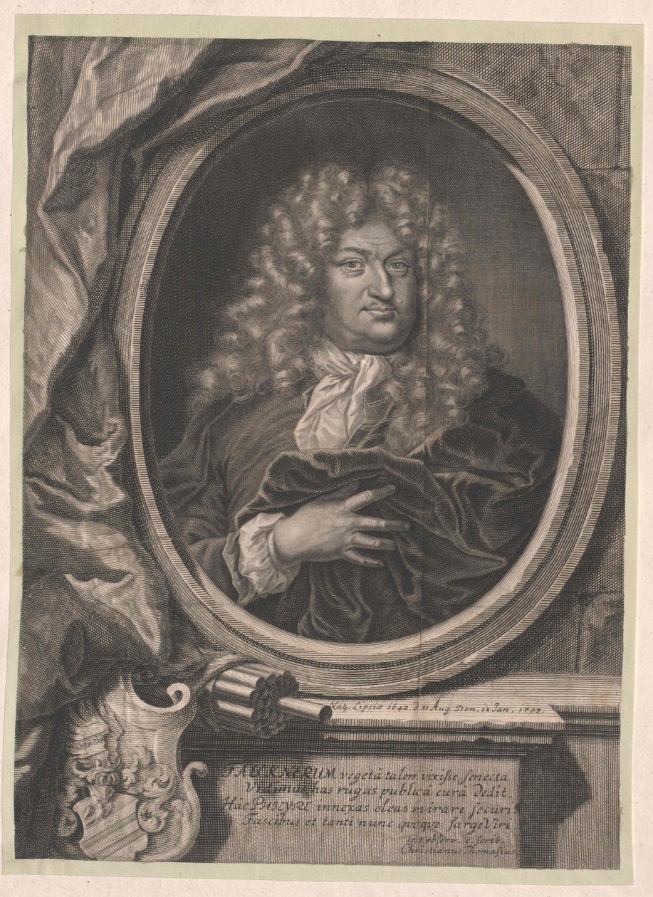 Johann Friedrich Falckner (stampa) da Artist Unknown