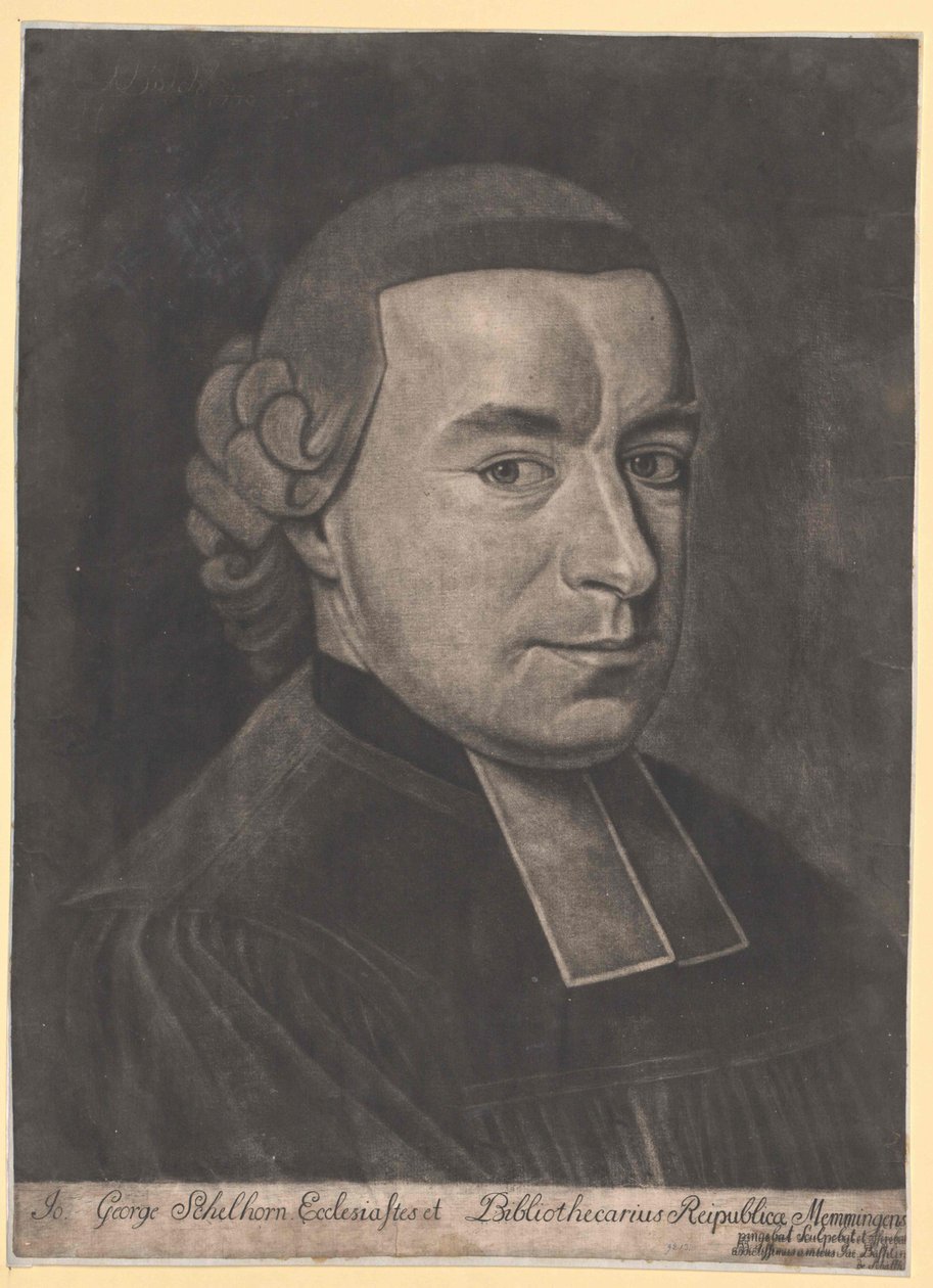Johann Georg Schelhorn da Artist Unknown