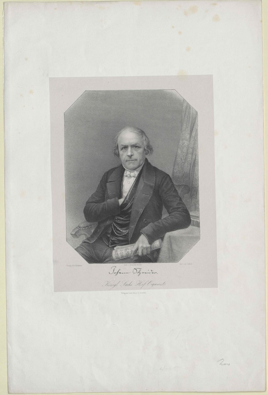 Johann Gottlob Schneider da Artist Unknown