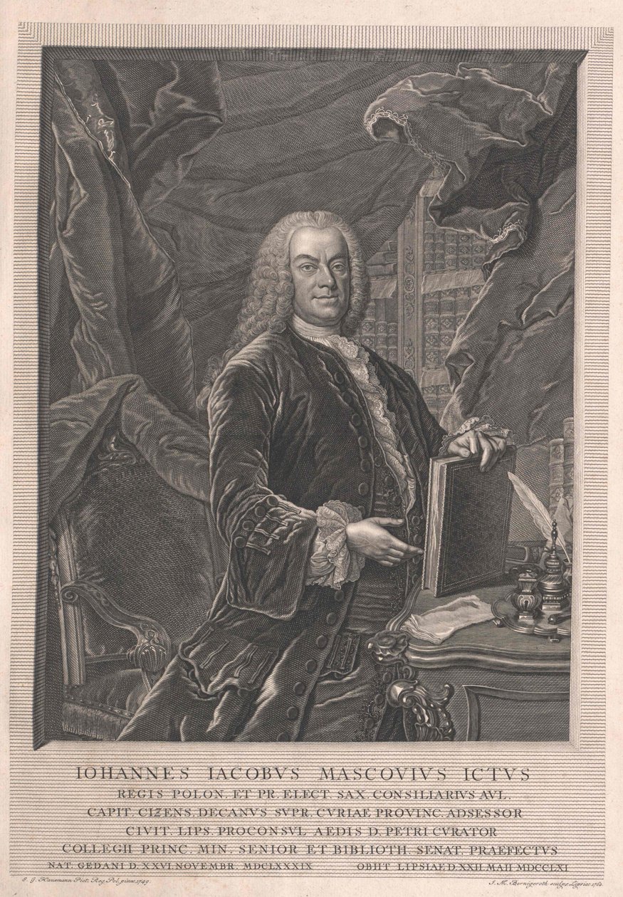 Johann Jakob Mascov da Artist Unknown