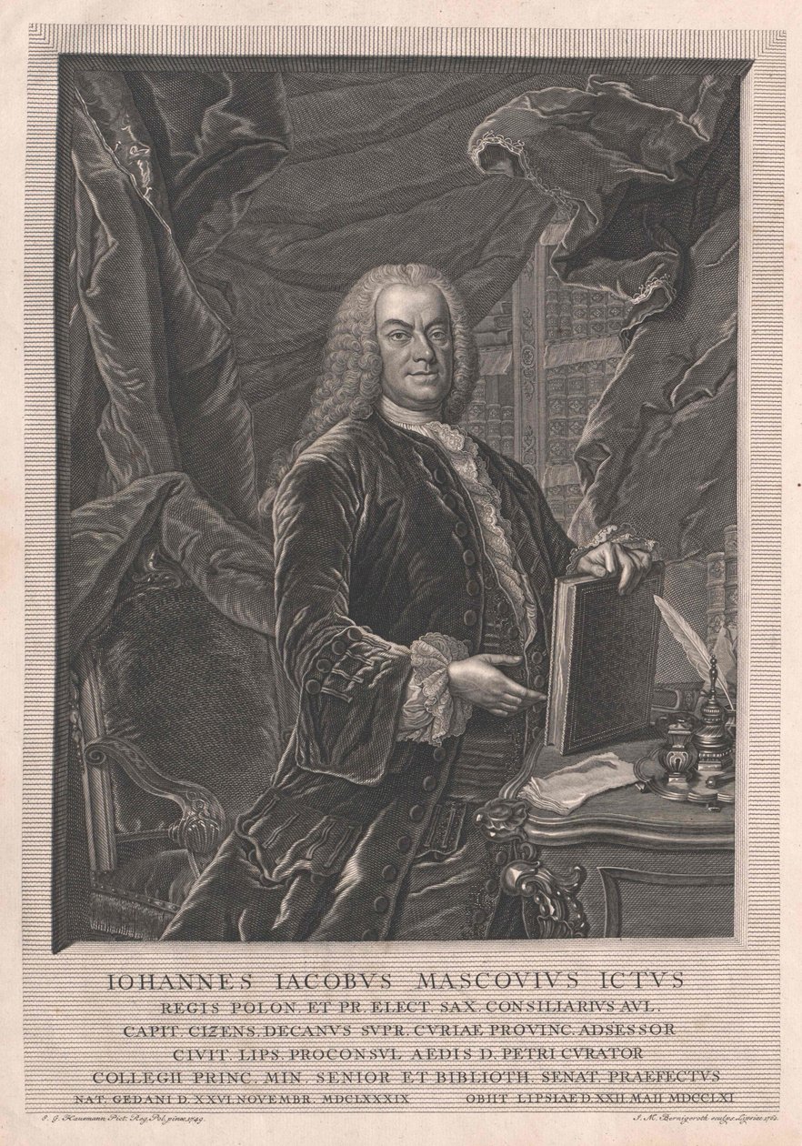 Johann Jakob Mascov da Artist Unknown