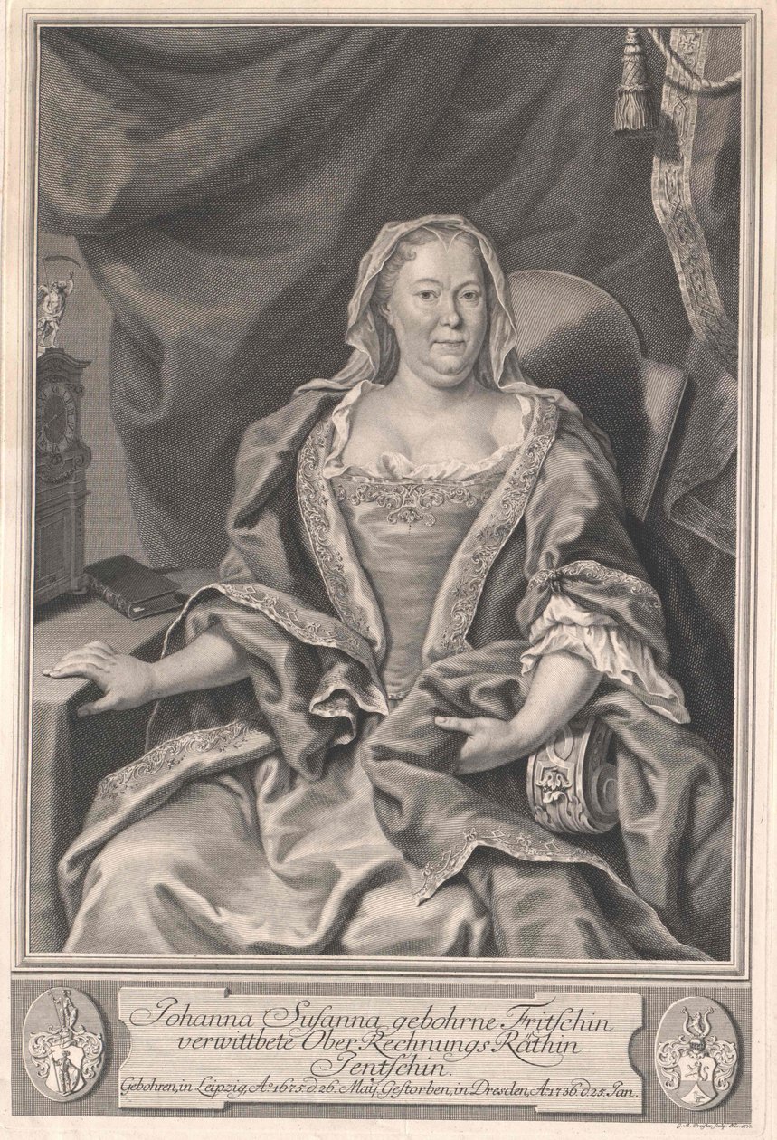 Johanna Susanna Fritsch da Artist Unknown