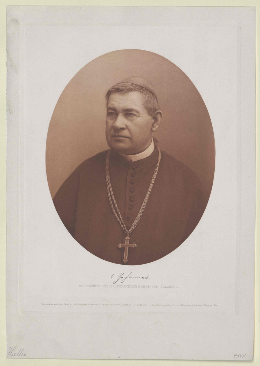 Johannes Haller (stampa) da Artist Unknown