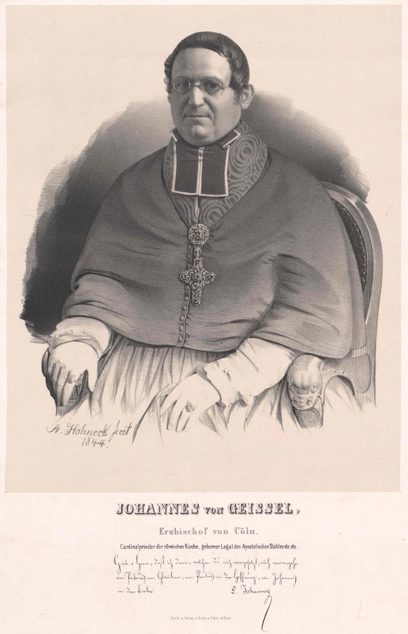 Johannes von Geissel da Artist Unknown