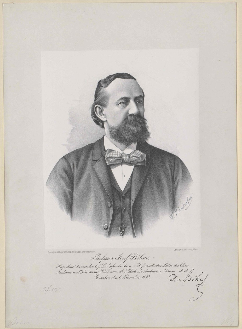 Joseph Boehm (stampa) da Artist Unknown