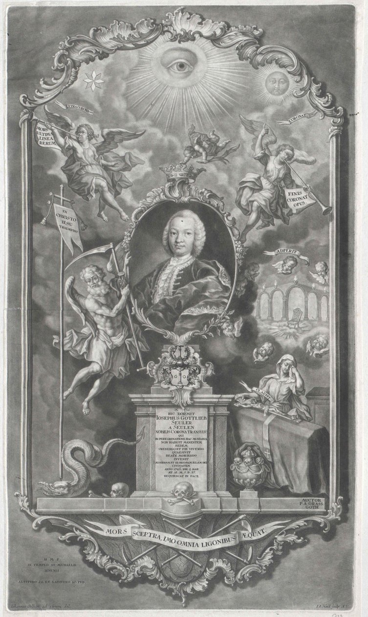 Joseph Gottlieb Seuler von Seulen da Artist Unknown