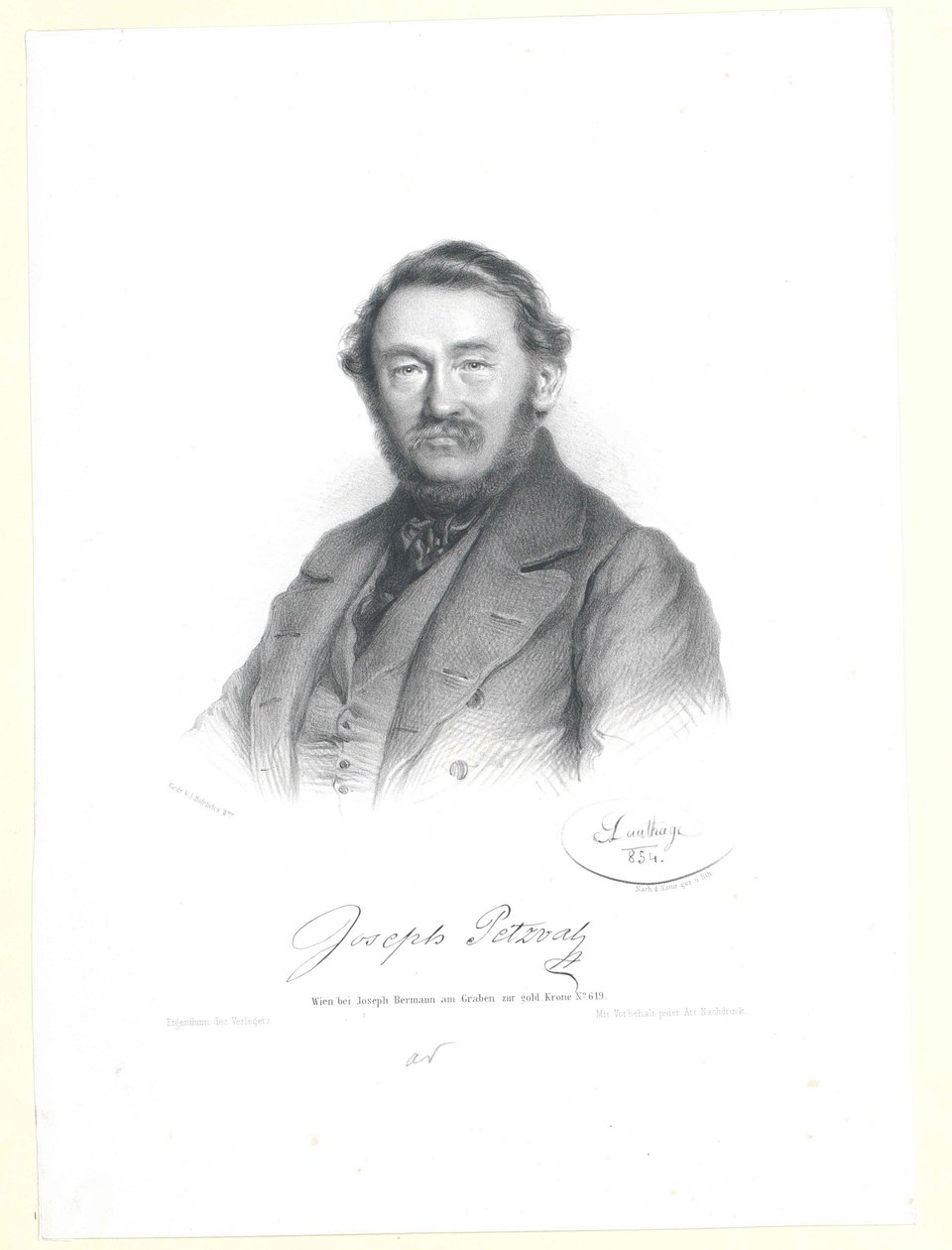 Giuseppe Petzval da Artist Unknown