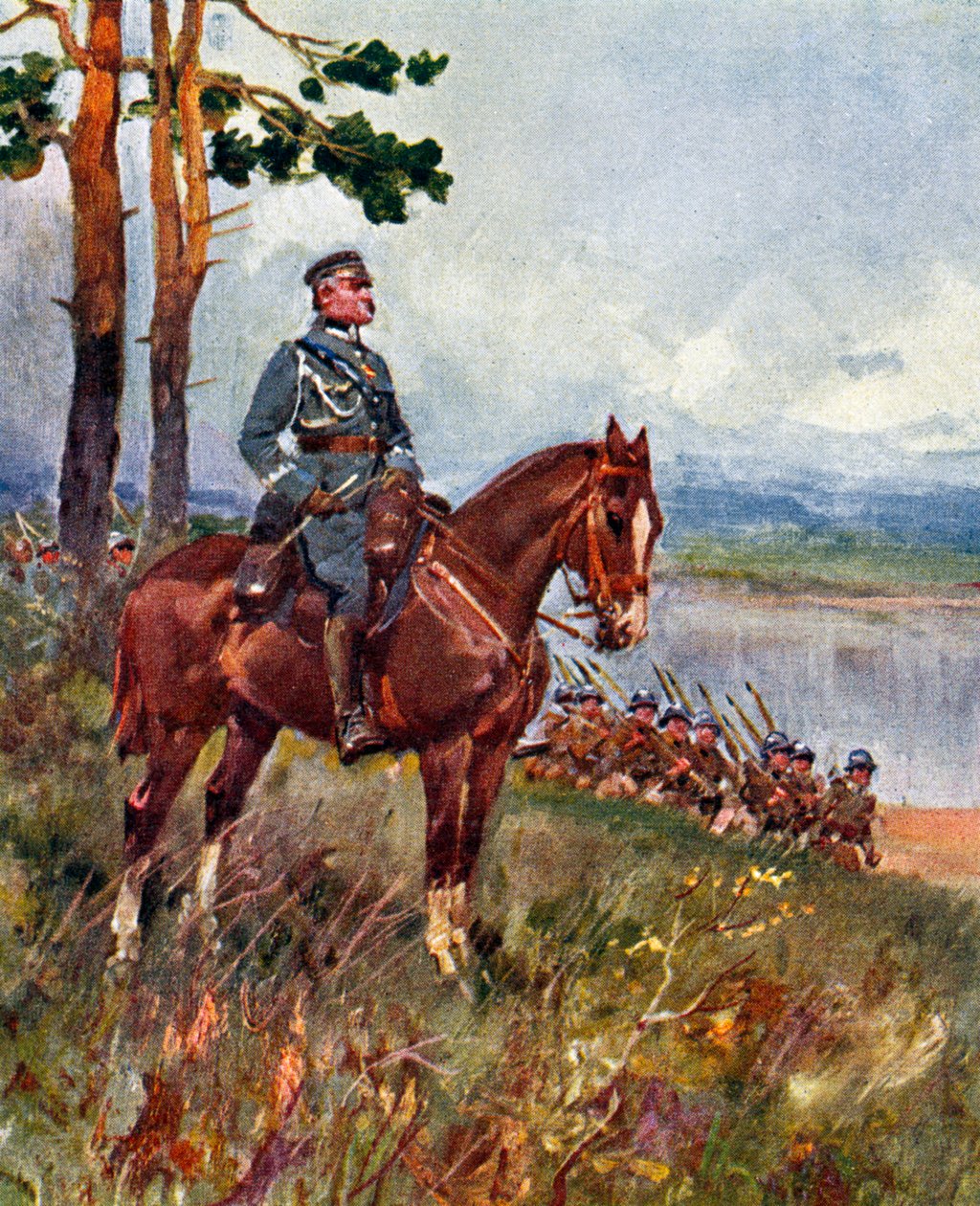 Jozef Pilsudski (stampa) da Artist Unknown