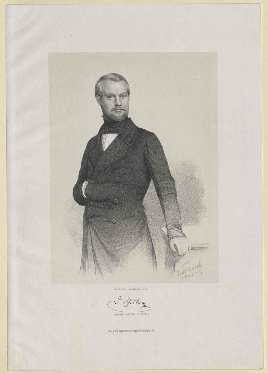 Sig. Karl Giskra da Artist Unknown