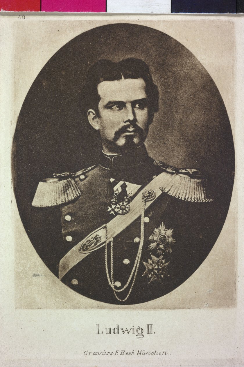 Re di Baviera Luigi II da Artist Unknown