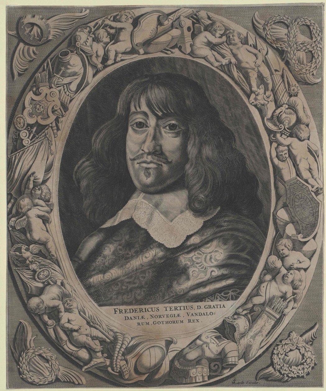 Re di Danimarca Federico III da Artist Unknown