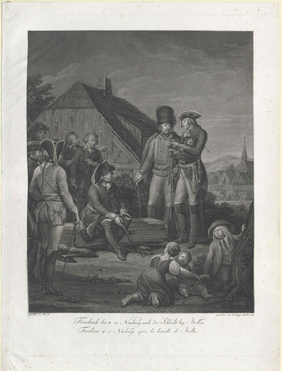 Re di Prussia Federico II da Artist Unknown