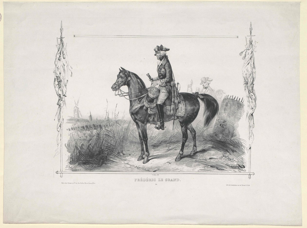 Re di Prussia Federico II da Artist Unknown