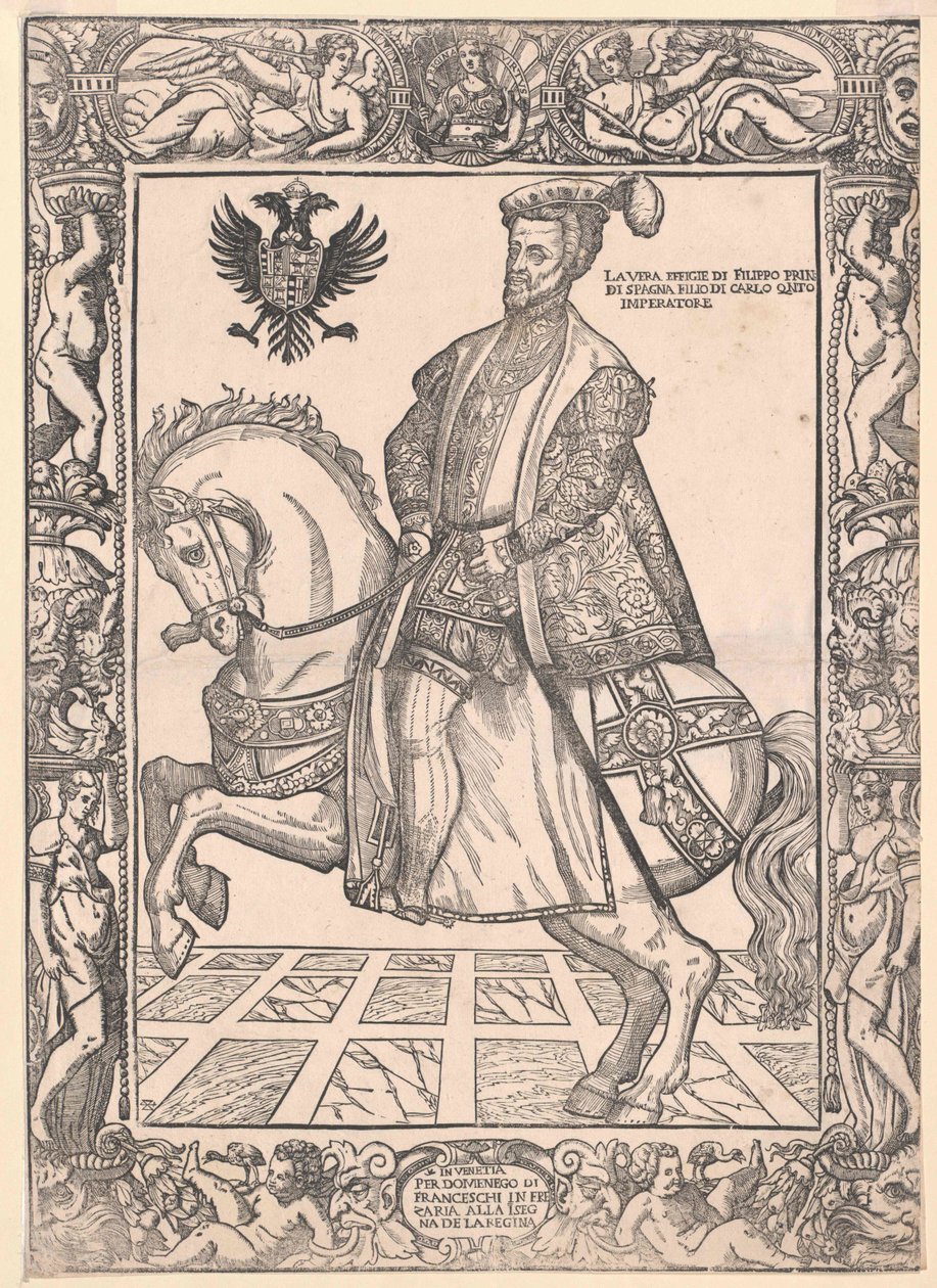 Re di Spagna Philipp II da Artist Unknown