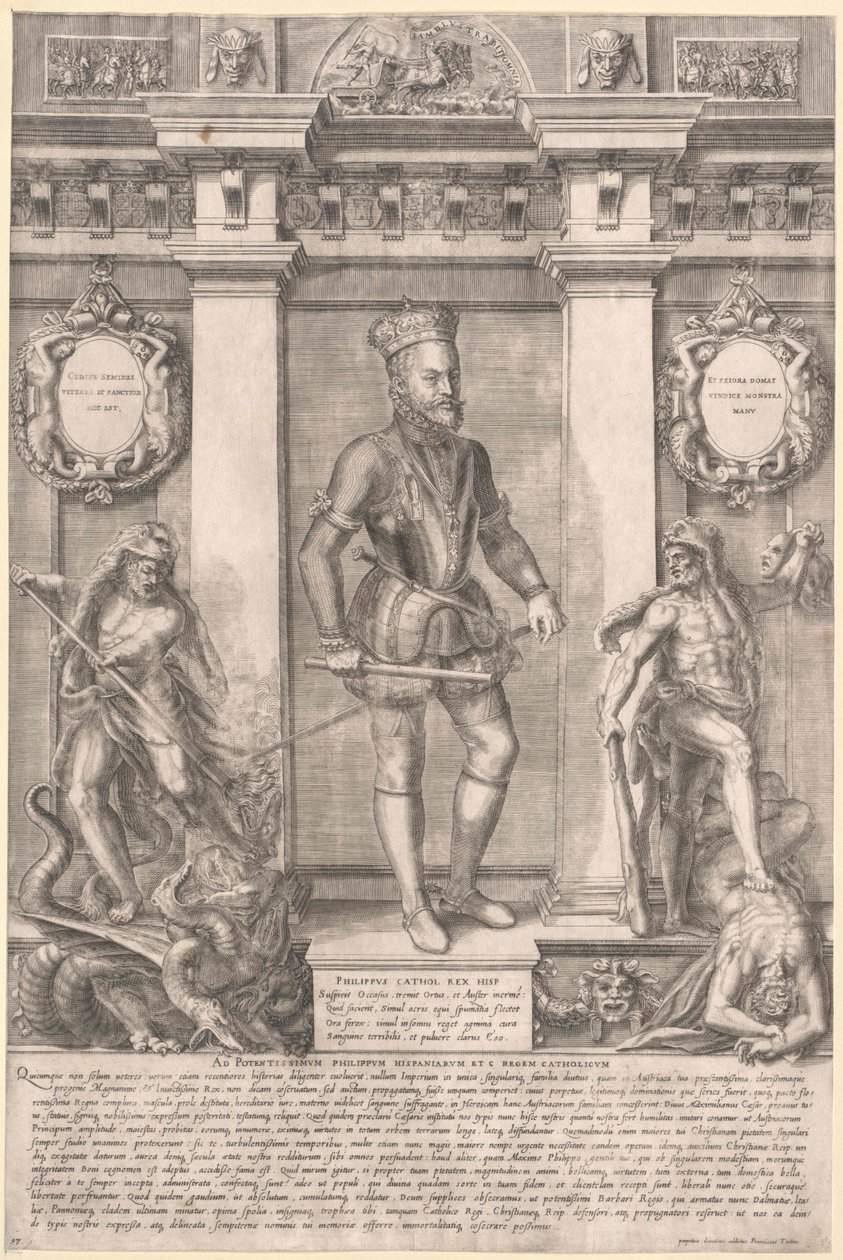 Re di Spagna Philipp II da Artist Unknown
