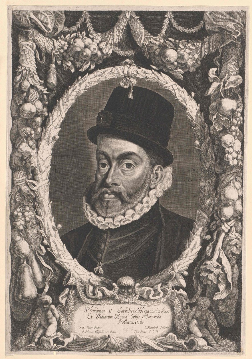 Re di Spagna Philipp II da Artist Unknown