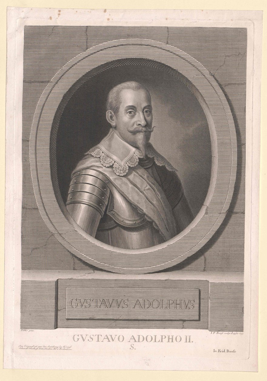 Re di Svezia Gustavo Adolfo di Svezia da Artist Unknown