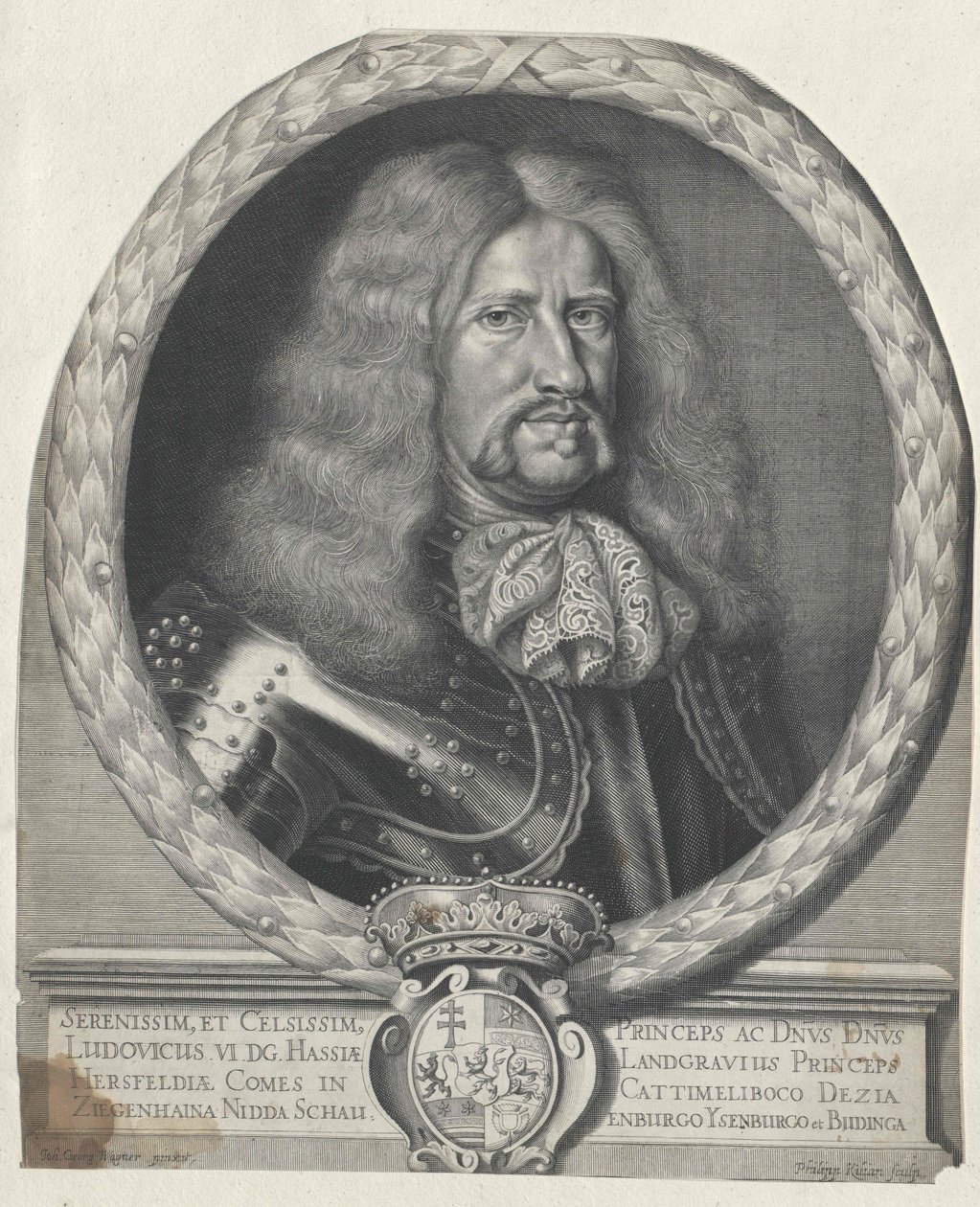 Langravio di Assia-Darmstadt Lewis VI da Artist Unknown