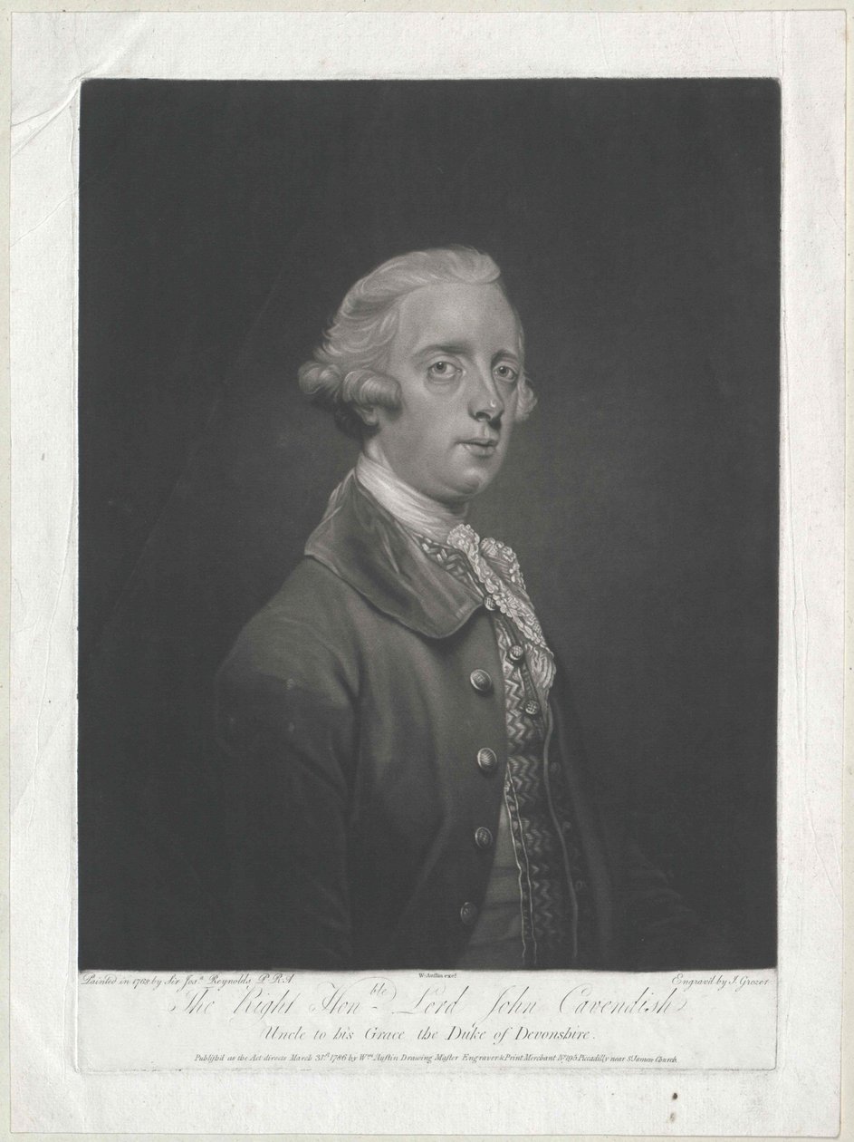 Lord John Cavendish da Artist Unknown
