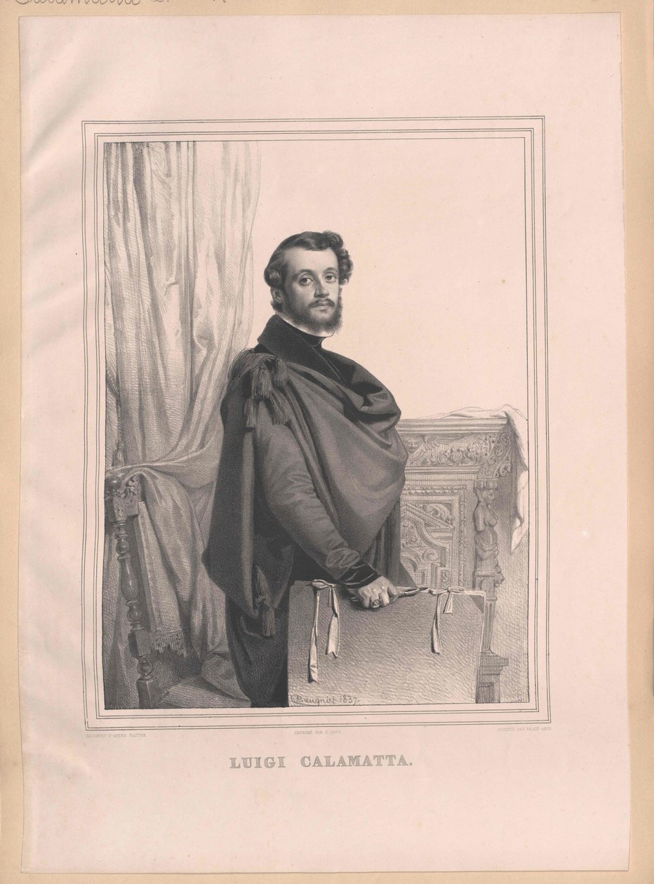 Luigi Calamatta da Artist Unknown