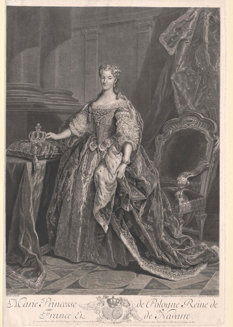 Maria Leszczynska da Artist Unknown