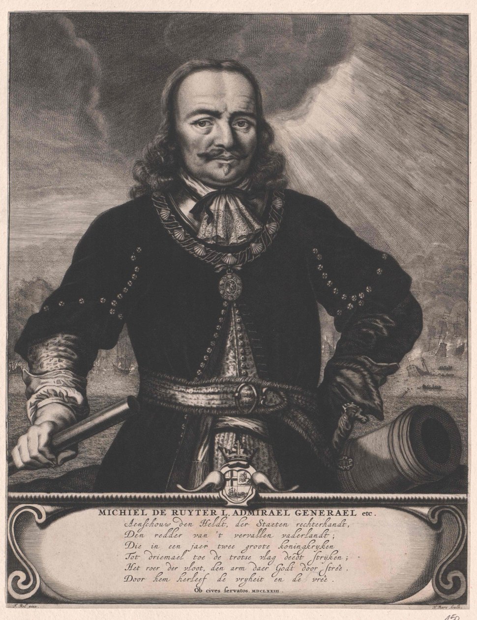 Michiel Adriaanszoon Ruyter da Artist Unknown