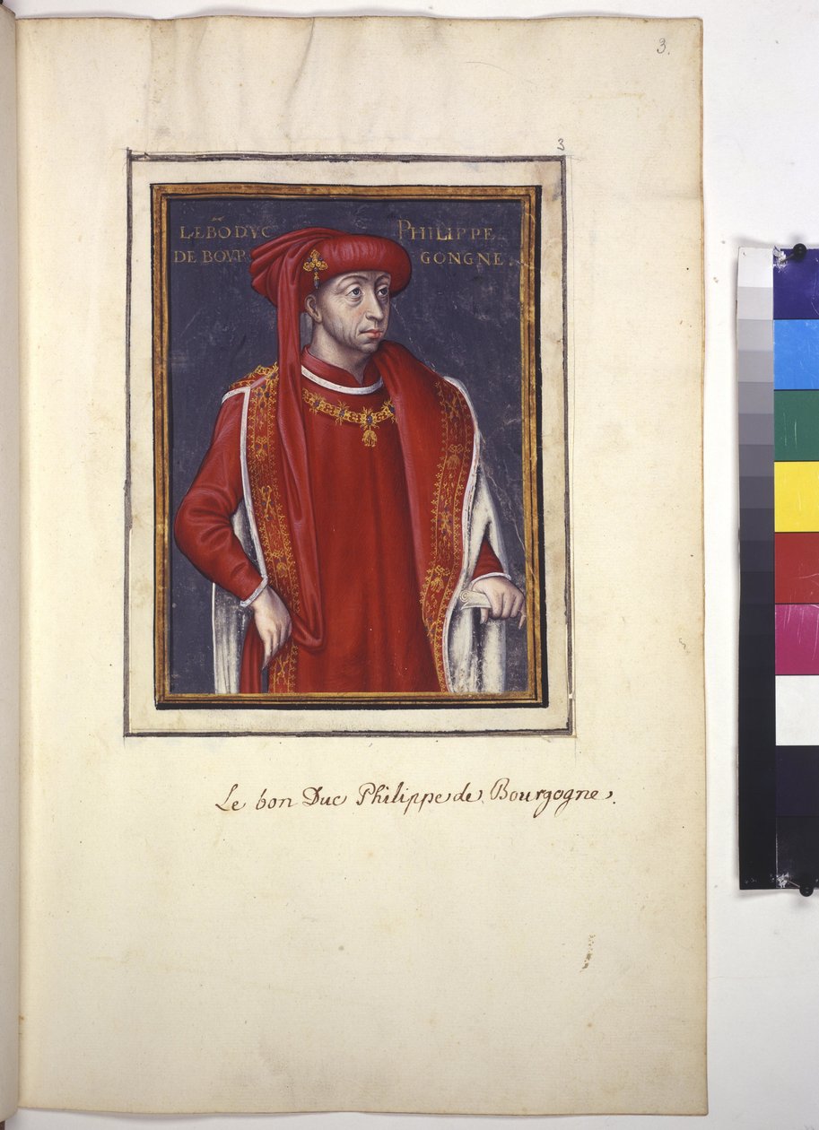 Miniatura, :, Filippo III . il buono da Artist Unknown