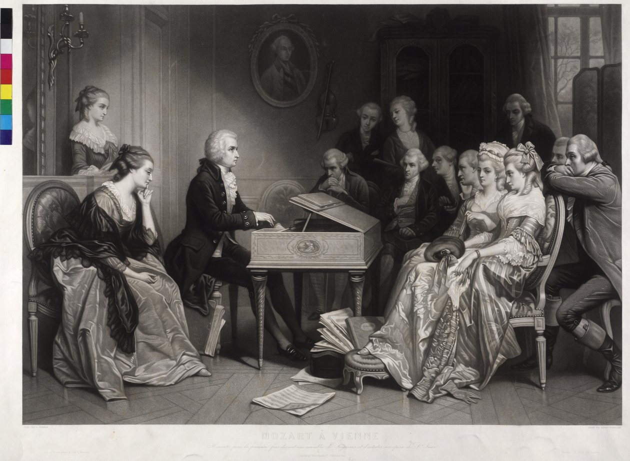 Mozart a Vienna da Artist Unknown