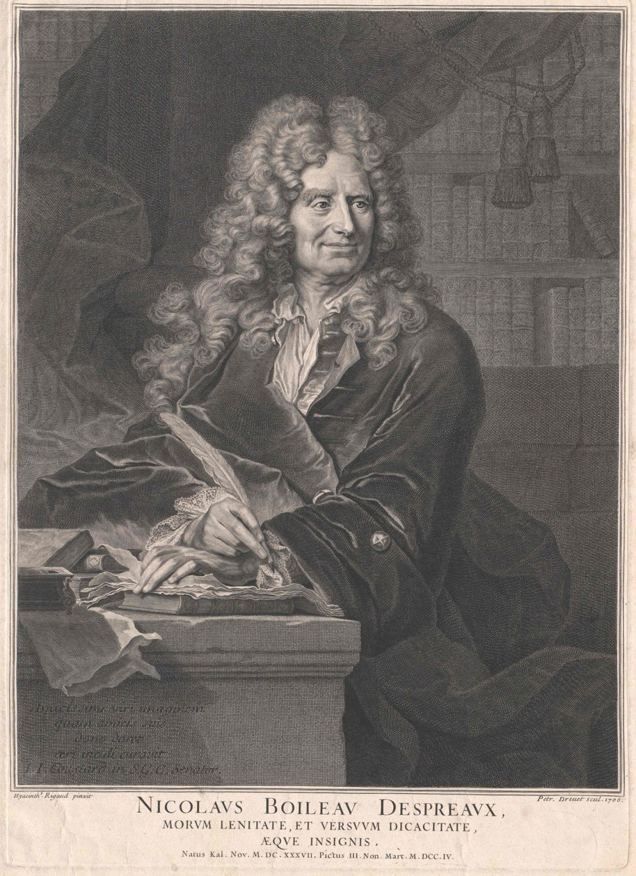 Nicolas Boileau-Despreaux da Artist Unknown