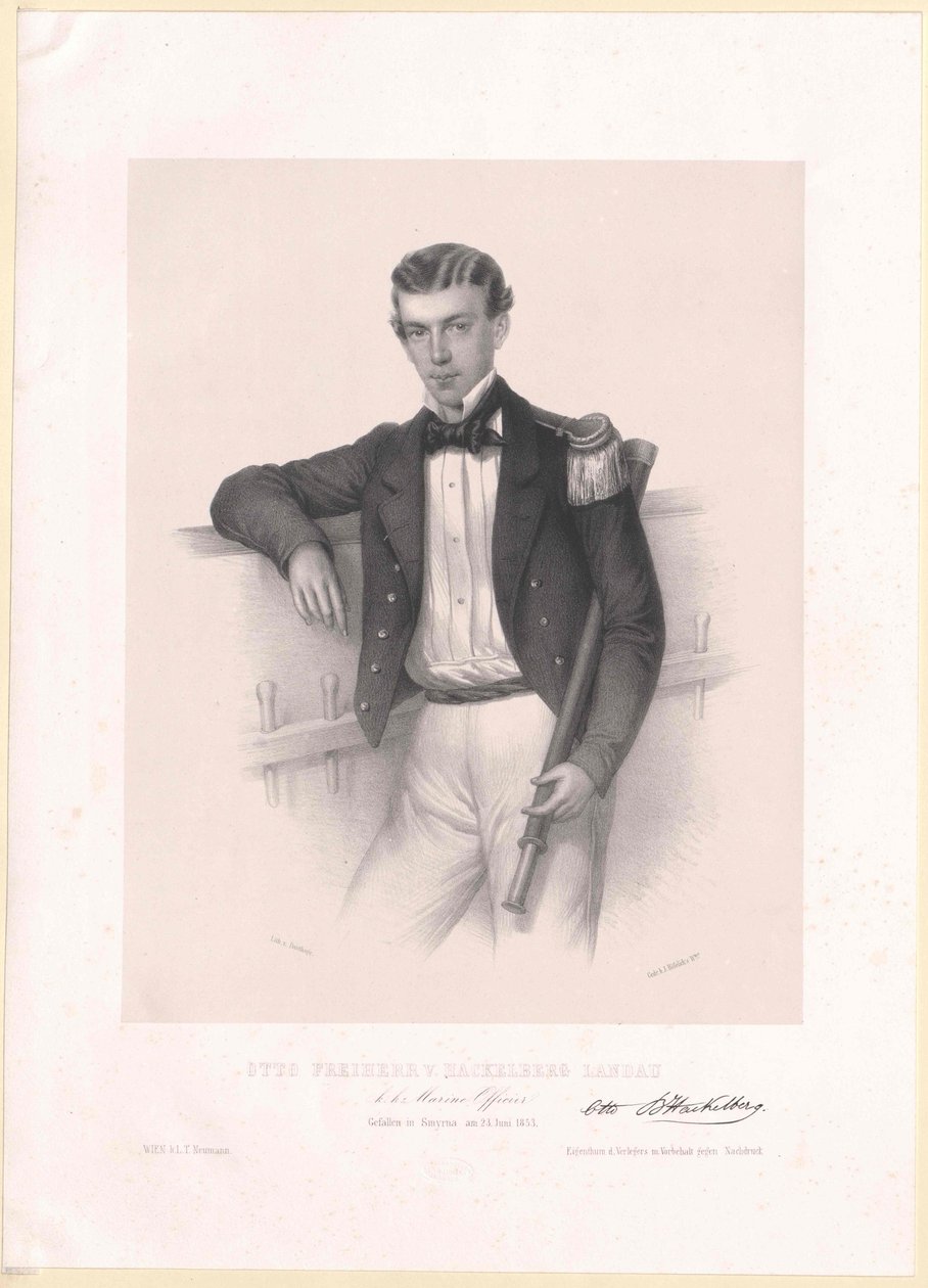 Otto barone Hackelberg-Landau a Hoechenberg da Artist Unknown