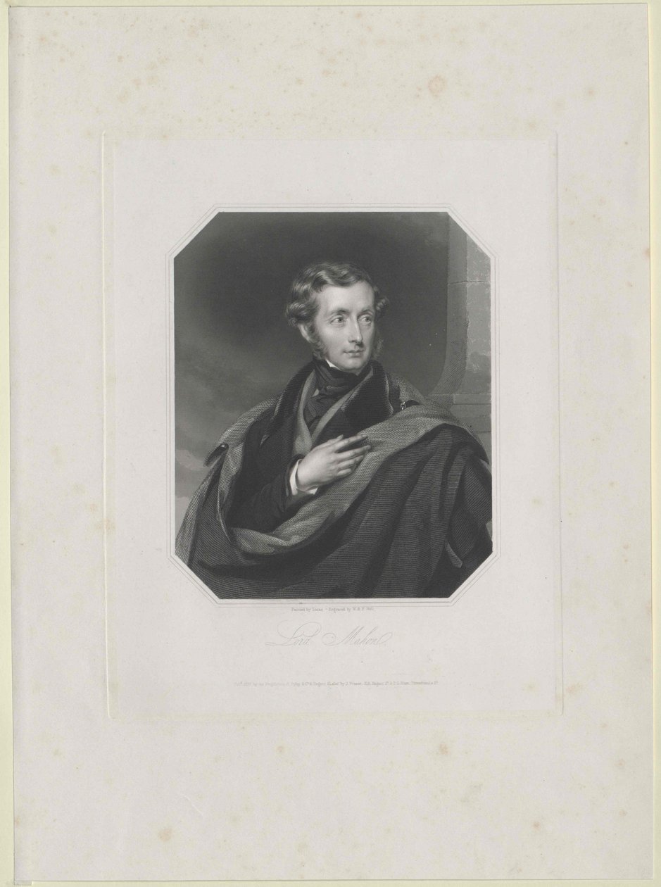 Philip Henry conte visconte Mahon Stanhope da Artist Unknown