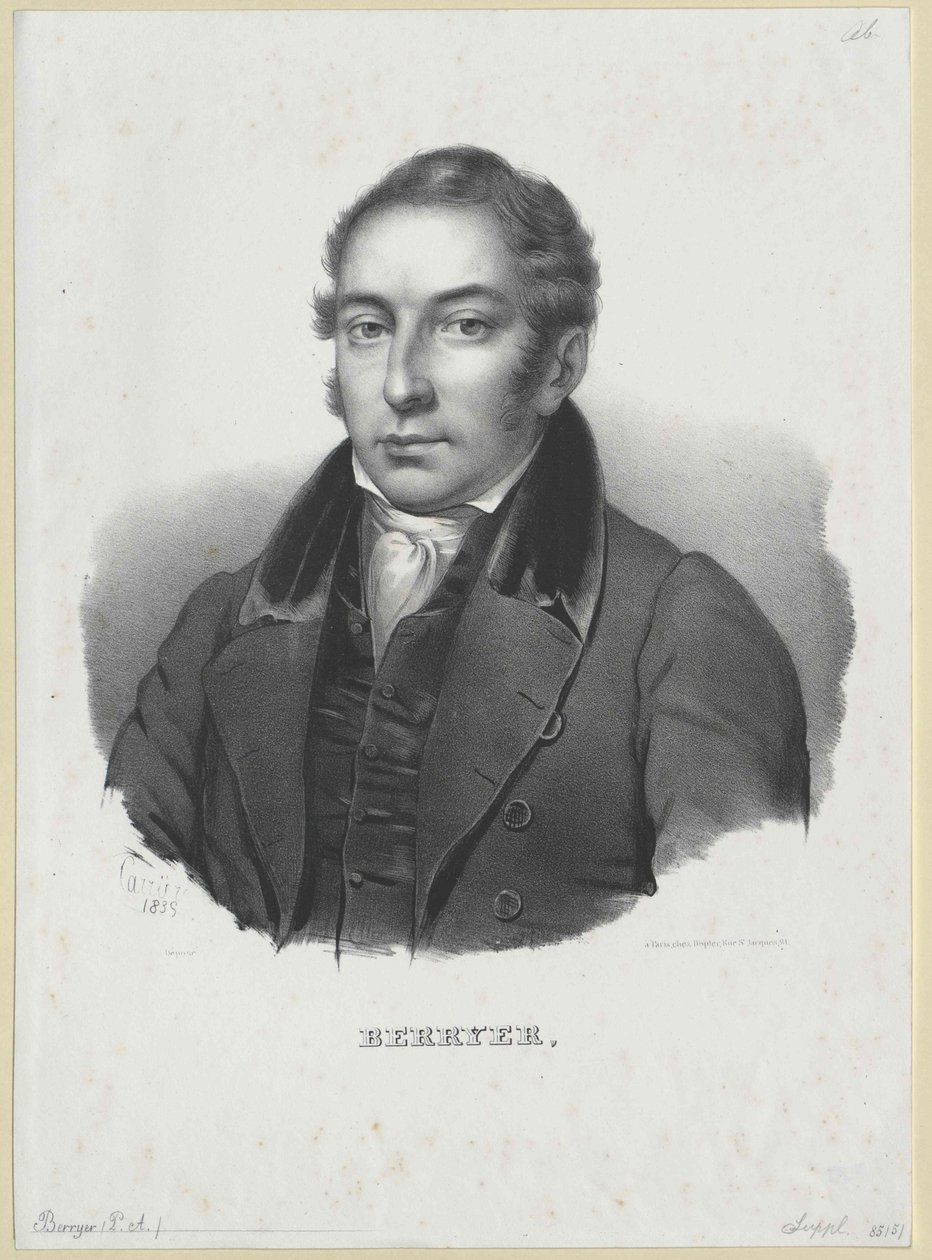Pierre Antoine Berryer (stampa) da Artist Unknown