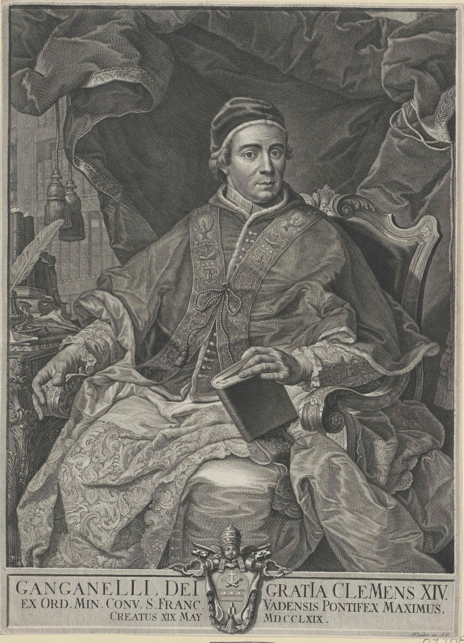 Papa Clemente XIV da Artist Unknown