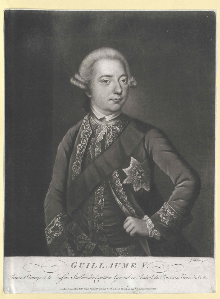 Principe di Orange-Nassau Guglielmo V. da Artist Unknown