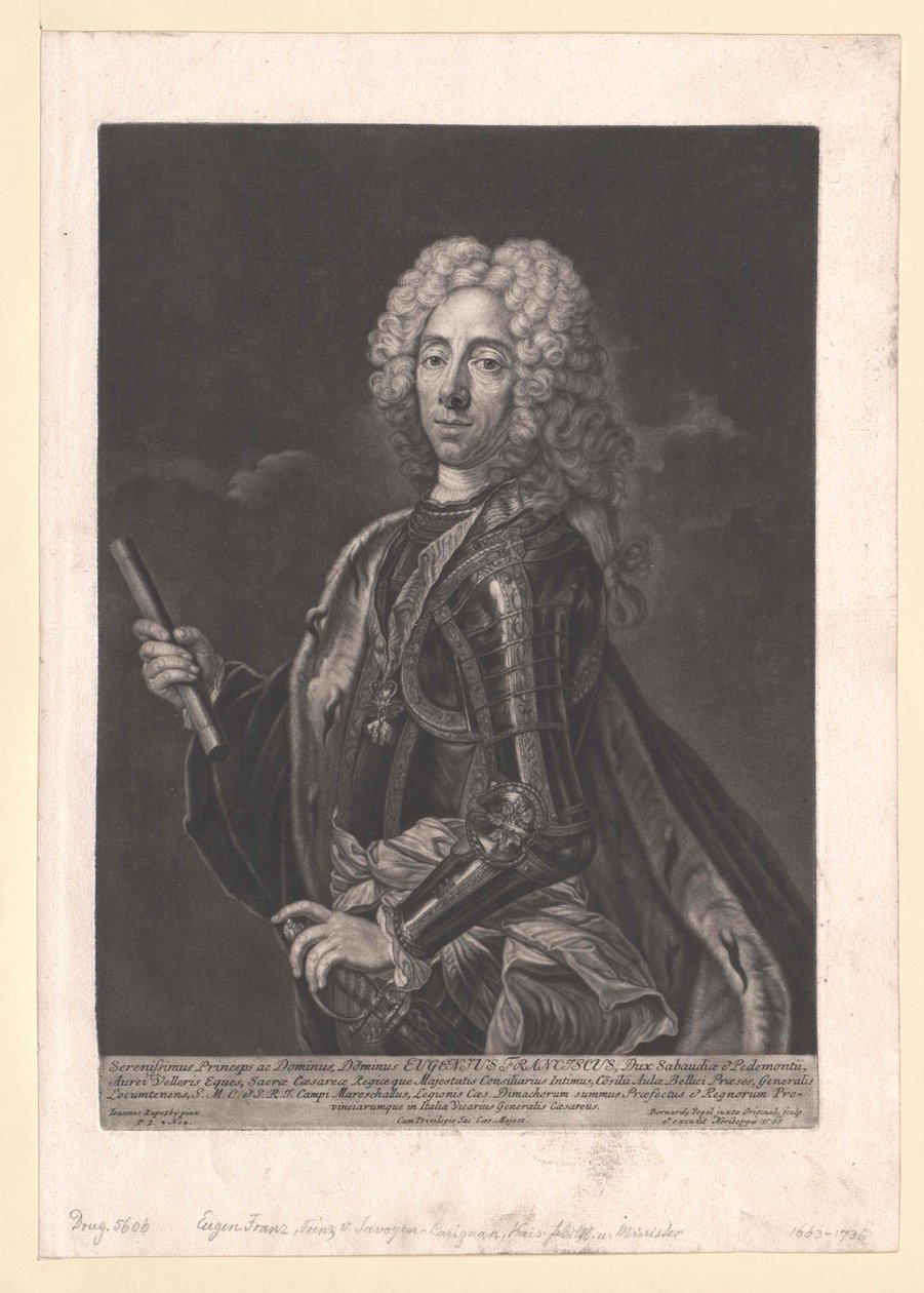 Principe di Savoia Carignan Eugene da Artist Unknown