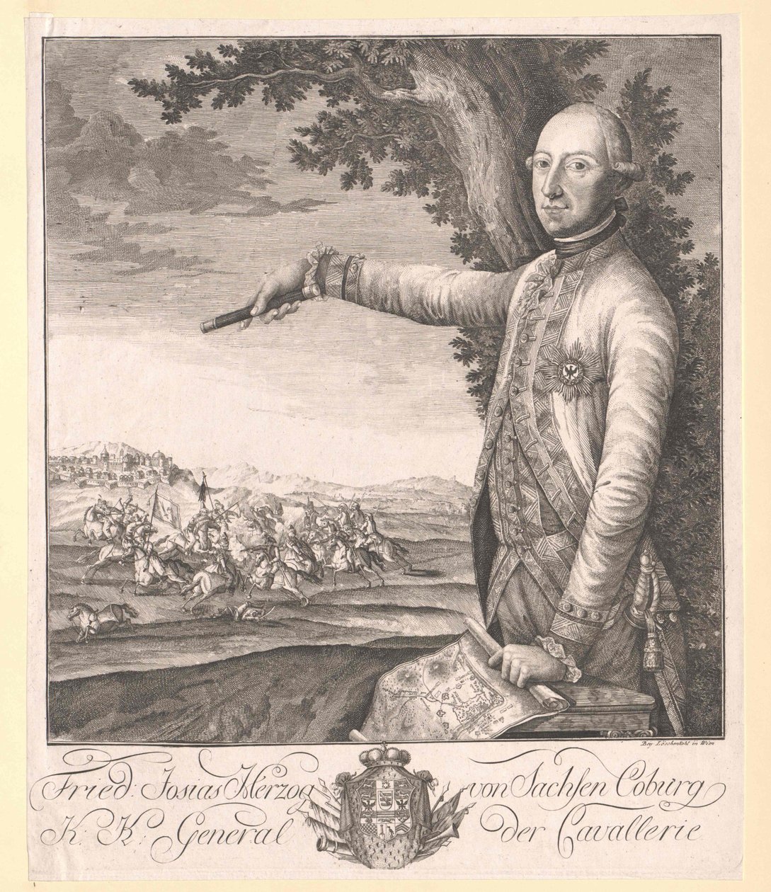 Principe di Saxe Coburg-Saalfeld (1737-1815) Federico Josiah da Artist Unknown