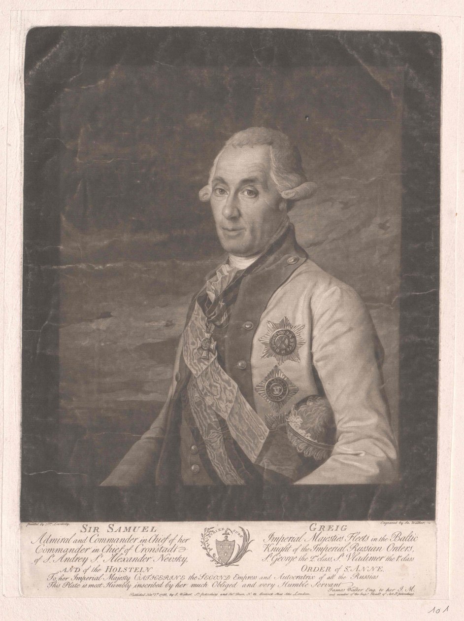 Sir Samuel Greig da Artist Unknown