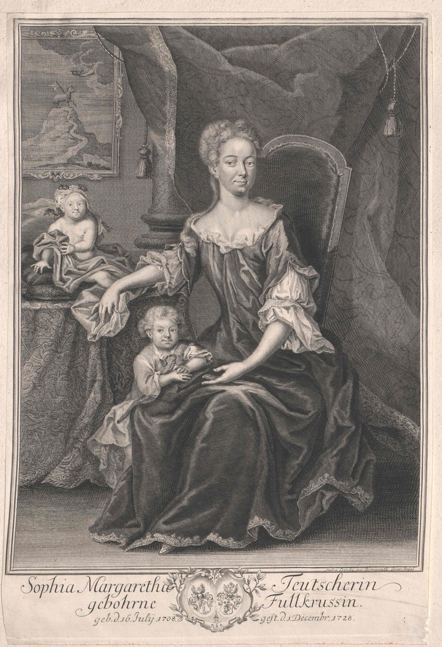 Sophia Margaretha Fullkruss da Artist Unknown