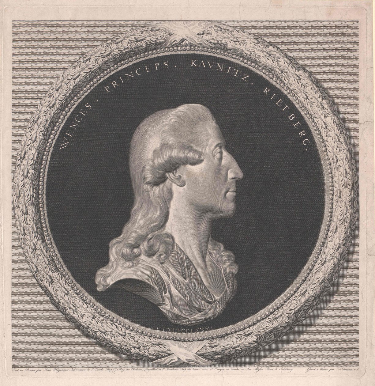 Wenzel Anton conte di Kaunitz-Rietberg da Artist Unknown