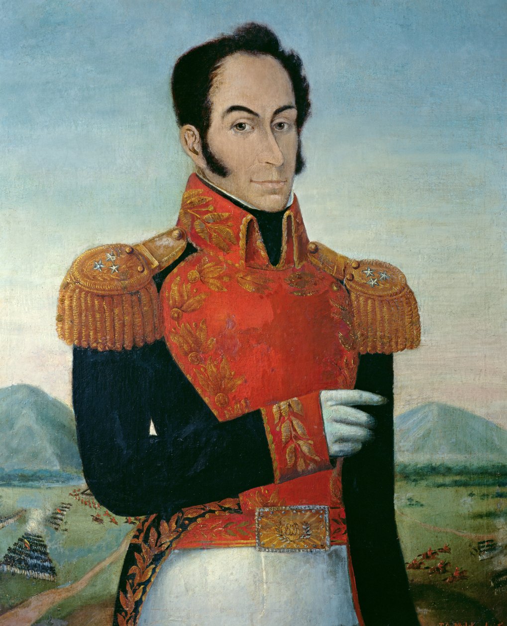 Simón Bolívar (1783-1830) da Arturo Michelena