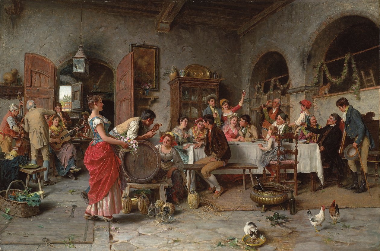 La festa di nozze da Arturo Ricci