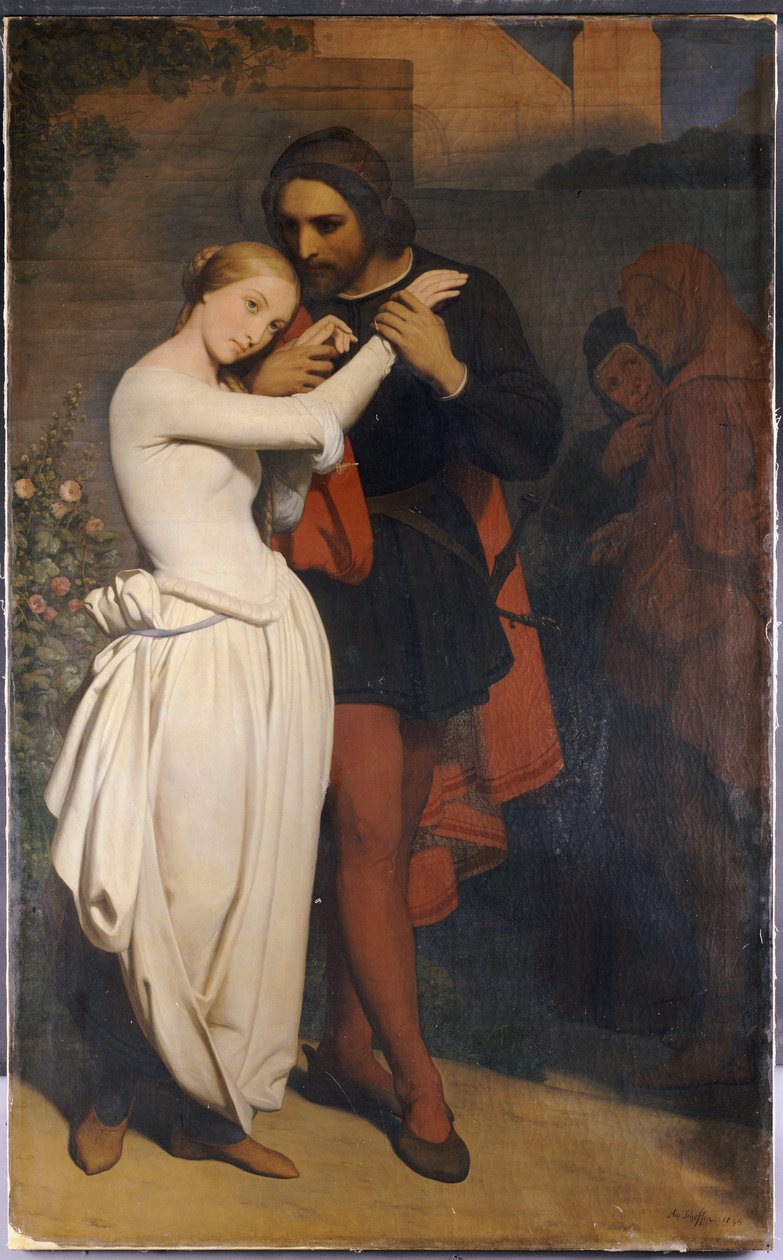 Faust e Margherita nel giardino, 1846 da Ary Scheffer